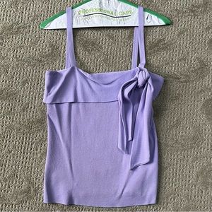 EUC Women's LOFT Mid 2000s Tie Tank Top size Small in Lavender